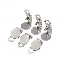 Eisen Ohrbrisure auf Ohrringe Zubehör, plattiert, DIY, keine, frei von Nickel, Blei & Kadmium, 10mm, ca. 50PCs/Tasche, verkauft von Tasche