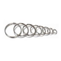 Нержавеющая сталь Split Ring, Нержавеющая сталь 304, Кольцевая форма, DIY & разный размер для выбора, оригинальный цвет, Приблизительно 50ПК/сумка, продается сумка