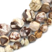 Zebra Jasper Beads, Round, Star Cut Faceted & DIY & different size for choice, mixed colors, Sold Per 14.96 Inch Strand