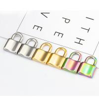 Stainless Steel Pendants 304 Stainless Steel Lock Vacuum Ion Plating fashion jewelry & polished & DIY & Unisex Sold By PC
