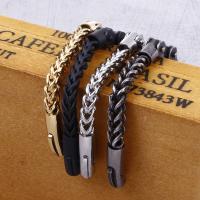 Stainless Steel Jewelry Bracelet 316L Stainless Steel fashion jewelry & for man 61*10mm 6mm Length Approx 8.66 Inch Sold By PC