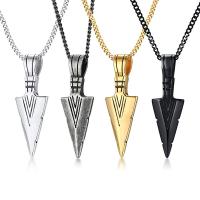 Stainless Steel Jewelry Necklace, 304 Stainless Steel, fashion jewelry & for man, more colors for choice, 56*18mm,6mm, Length:Approx 23.62 Inch, Sold By PC