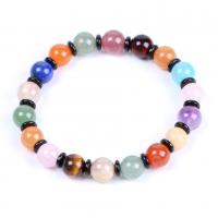 Gemstone Bracelets, fashion jewelry & Unisex, 8mm,2mm, Length:Approx 7.09 Inch, Sold By PC