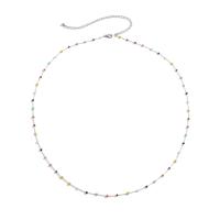 Brass Waist Chain with Seedbead plated fashion jewelry & for woman nickel lead & cadmium free Sold By PC