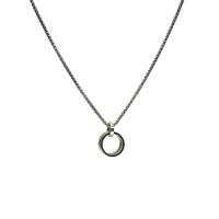 Titantium acciaio collana per maglione, with lega in zinco, unisex, argento, Lunghezza 70 cm, Venduto da PC