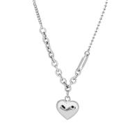 925 Sterling Silver Necklaces plated for woman silver color 15.70mm Length 45 cm Sold By PC