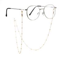 Partículas de acero Cadena de gafas, chapado, unisexo, más colores para la opción, longitud:72 cm, Vendido por UD