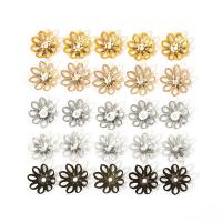 Zinc Alloy Bead Cap Flower plated DIY & hollow nickel lead & cadmium free 15mm Approx Sold By Bag