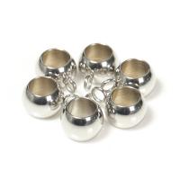 Zinklegierung Stiftöse Perlen, Kreisring, DIY & verschiedene Größen vorhanden, originale Farbe, frei von Nickel, Blei & Kadmium, ca. 10PCs/Tasche, verkauft von Tasche