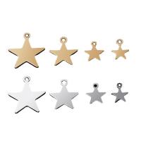 Brass Jewelry Pendants Star plated Unisex nickel lead & cadmium free Approx Sold By Bag