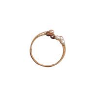 Freshwater Cultured Pearl Bracelet, Brass, with Freshwater Pearl, Round, gold color plated, for woman, mixed colors, nickel, lead & cadmium free, Length:7.09 Inch, Sold By PC
