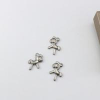 Stainless Steel Pendants, 304 Stainless Steel, rocking horse, machine polished, fashion jewelry & DIY & Unisex, original color, 20x20x3.20mm, Sold By PC