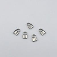 Stainless Steel Pendants, 304 Stainless Steel, Lock, machine polished, fashion jewelry & DIY & Unisex, original color, 20x13x3.40mm, Sold By PC