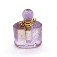 amatista Colgante de botella de perfume, con aleación de zinc, Joyería & para mujer, 35x20mm, Vendido por UD