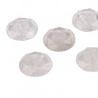 quartz clair Pendentif, Rond, poli, DIY & facettes, Cristal polygone, 30x6mm, Vendu par PC