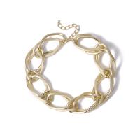 Collier bijoux de mode, aluminium, avec 3.9inch chaînes de rallonge, Placage, pour femme, plus de couleurs à choisir, Longueur:Environ 16.9 pouce, Vendu par PC