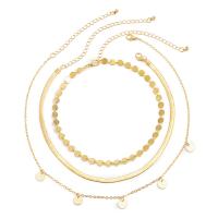 Módní náhrdelník Multi Layer, Mosaz, s Hliník & Železo & Zinek, vícevrstvá & různé styly pro výběr & pro ženy, Prodáno By PC