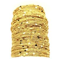 Brass Beading Chains plated 1.50mm Sold By m