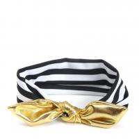 Milk Silk Headband, cute & for children & gold accent, mixed colors, Inner Diameter:Approx 500mm, Sold By PC