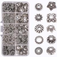 DIY Jewelry Supplies Zinc Alloy with Plastic Box silver color nickel lead & cadmium free Approx Sold By Box
