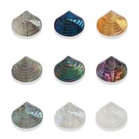 Lampwork Beads, Shell, plated, DIY, more colors for choice, 12x14mm, Approx 200PCs/Bag, Sold By Bag