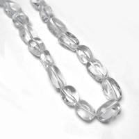 Perles de Quartz clair naturel, pepite, poli, DIY, transparent, 9x14mm, Vendu par Environ 38-40 cm brin