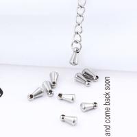 Stainless Steel Extender Chain Drop, 304 Stainless Steel, Vacuum Ion Plating, polished & DIY, original color, 6x3mm, 100PCs/Bag, Sold By Bag