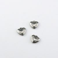 Stainless Steel Heart Pendants, 304 Stainless Steel, machine polished, fashion jewelry & DIY & Unisex, original color, 16x15.70x5.20mm, Sold By PC