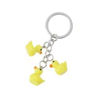 Iron Key Clasp Resin with Iron Duck epoxy gel Unisex 85mm Sold By PC