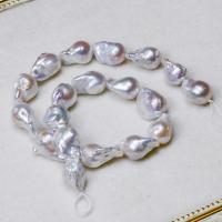 Barock odlad sötvattenspärla pärlor, Freshwater Pearl, för kvinna, 14-17mm, Såld Per Ca 15 inch Strand