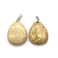 Bijoux Pendentifs en pierres gemmes, pierre gemme, larme, unisexe, plus de couleurs à choisir, 35x44mm, Vendu par PC
