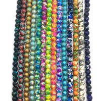 Perles en verre de mode, Rond, DIY & normes différentes pour le choix, plus de couleurs à choisir, Vendu par Environ 14.96 pouce brin
