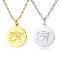 Stainless Steel Jewelry Necklace, 304 Stainless Steel, Vacuum Ion Plating, fashion jewelry & for man, more colors for choice, 19x16mm, Length:Approx 23.62 Inch, Approx 19.69 Inch, Sold By PC