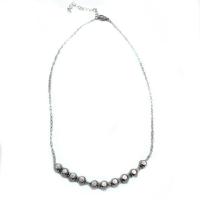 Collar de acero inoxidable de la joyería, cadena de ondas & unisexo, color original, longitud:aproximado 18.1 Inch, Vendido por UD