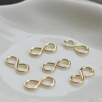 Brass Clasp, Vacuum Plating, golden, Sold By PC