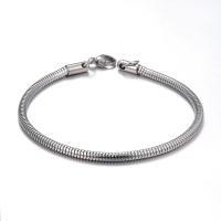 Titanium Steel Bracelet Unisex & anti-fatigue silver color Sold By PC