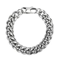 Titanium Steel Bracelet for man silver color Sold By PC