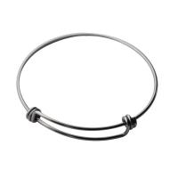 Stainless Steel Bangle 304 Stainless Steel Unisex silver color Sold By PC