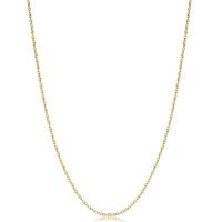 Halskette, Kupfer+Beschichtet+Eisen, plattiert, unisex, keine, 1.60mm, Länge:45 cm, verkauft von PC
