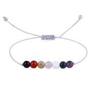 Gemstone Bracelets, with Nylon, for woman, Sold Per 30 cm Strand