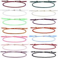 Brass Bracelet & Bangle, with Nylon, for woman, more colors for choice, Sold Per 30 cm Strand