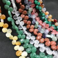 Gemstone Jewelry Beads, Natural Stone, Teardrop, polished, DIY & different materials for choice, more colors for choice, 10x12mm, Sold Per Approx 14.96 Inch Strand