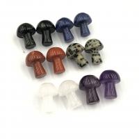 Natural Stone Decoration, mushroom, different materials for choice & Unisex, more colors for choice, 12x30mm, Sold By PC