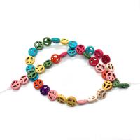 Türkis Perlen, Natürliche Türkis, rund, DIY & verschiedene Größen vorhanden, gemischte Farben, verkauft per ca. 14.96 ZollInch Strang
