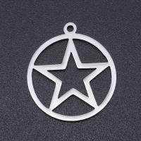Stainless Steel Pendants 201 Stainless Steel pentagram Vacuum Ion Plating fashion jewelry & DIY & Unisex Sold By Bag