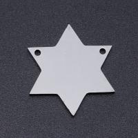 Stainless Steel Connector 201 Stainless Steel Hexagram Vacuum Ion Plating fashion jewelry & DIY & Unisex Sold By Bag