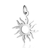 Stainless Steel Pendants 201 Stainless Steel Sun Vacuum Ion Plating fashion jewelry & polished & DIY & Unisex Sold By Bag