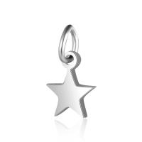 Stainless Steel Pendants 201 Stainless Steel Star Vacuum Ion Plating fashion jewelry & polished & DIY & Unisex Sold By Bag