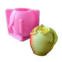 DIY Epoxy Mold Set, Silicone, Rose, 115x100x96mm, Sold By PC