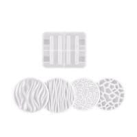 DIY Epoxy Mold Set, Silicone, 5 pieces & different styles for choice, 125*105*22mm,105*10mm, Sold By Set